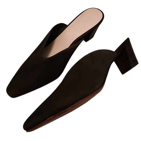 Loeffler Randall Perry Brown Suede Mule - Picture 7 of 9